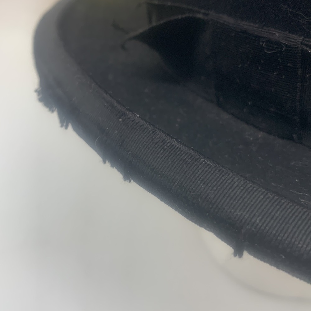 Mallory Aristocrat Vintage Black Wool Bowler Hat Steampunk  Size 6 7/8 HT4332 - Picture 4 of 10